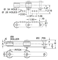 Roller-Conveyor-Chains---53R-CHAIN---A1_A2-ATTACHMENT_2