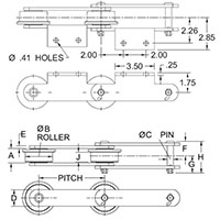 Roller-Conveyor-Chains---603R-CHAIN---A2-ATTACHMENT_2