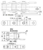 Welded-Steel---Mill-Chains_WHX-124H-CHAIN---A2-ATTACHMENT_2