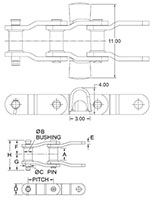 Welded-Steel---Mill-Chains_WHX-159-CHAIN---C-STYLE-LOG-CRADLE-ATTACHMENT_2