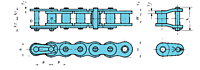 Nickel-Plated Single Strand Drive Lambda® Chains-2