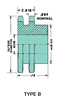 No. 140 - 1 3/4" Pitch - Multiple Strand