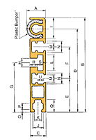 DOUBLE PLUS® Pallet Guide Rail-C2030VRP-PGR