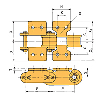 Bearing Bush Double Pitch Chain Attachment Series