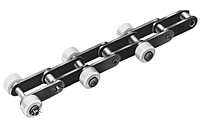 Single Pitch Plastic Outboard Roller Conveyor LAMBDA®