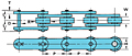 Double Pitch Conveyor Chains Oversize-2