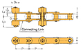 Outboard Roller Chain Series Double Pitch Type without Brake Crosswise Installation-2