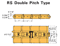 RS Plastic Double Pitch Chain Type