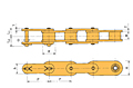 Bearing Bush Double Pitch Chain