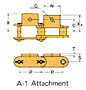 Double Pitch Attachment Chain A-1