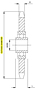 Ball Bearing Idler Sprocket Hardened Teeth